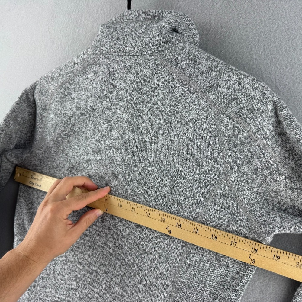 Patagonia Better Sweater Womens Small Gray Fleece Pullover 1/4 Zip - Picture 8 of 16
